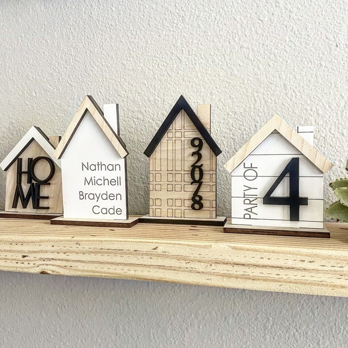 Mini Home Signs - Set of 3