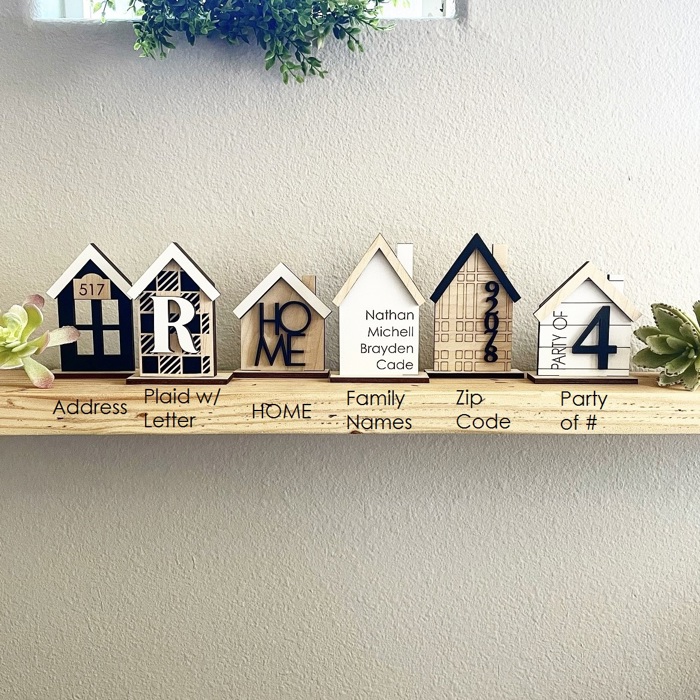 Mini Home Signs - Set of 3