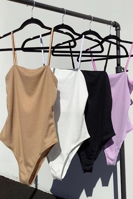 Ribbed Bodysuit