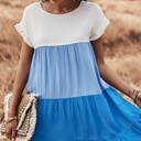  Color Block Dress