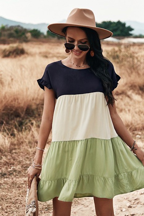 Color Block Dress