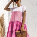  Color Block Dress