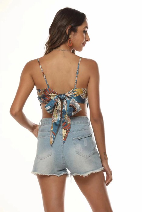 Miss Sparkling Scarf Tank Top
