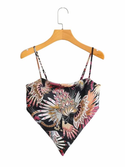 Miss Sparkling Scarf Tank Top