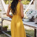  Button Front Midi