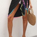 Black Miss Sparkling Sarong Cover Up
