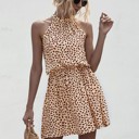  Halter Tie Back Dress