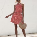  Halter Tie Back Dress