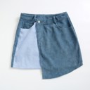 Small Corduroy two tone skirt