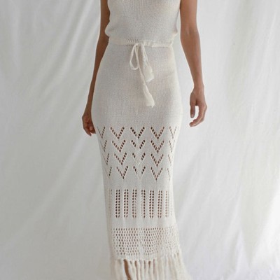 Miss Sparkling Knit cover up dress