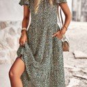  Miss Sparkling Tiered Floral Dress