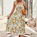  Smocked Midi Dress