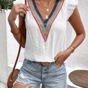  Ruffle Sleeve Top