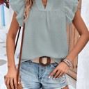  Miss Sparkling Ruffle sleeve blouse