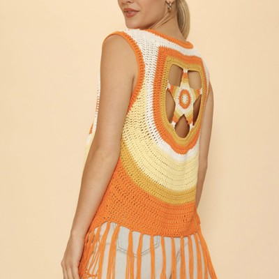 Miss Sparkling Crotchet Vest