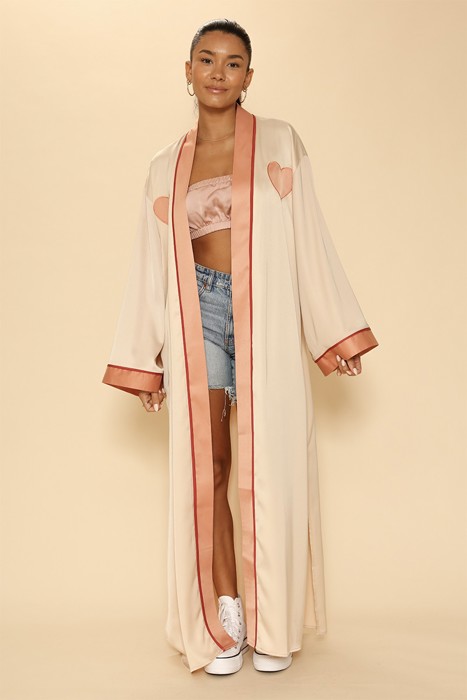 Heart kimono/ duster