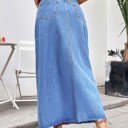  Midi Denim Skirt
