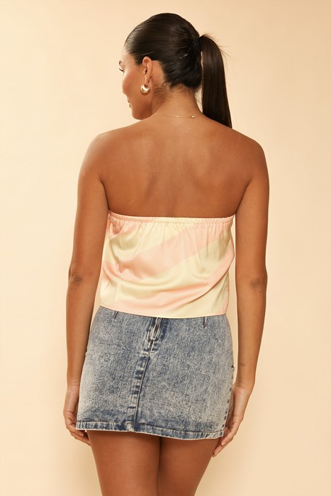 Miss Sparkling Cropped Tube Top