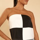  Miss Sparkling Cropped Tube Top