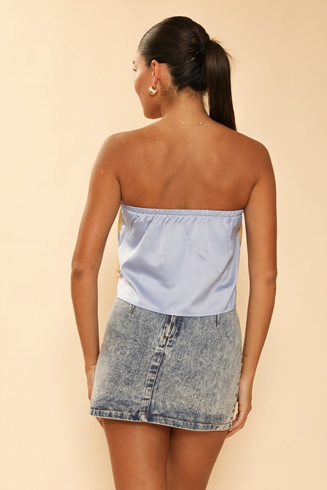 Miss Sparkling Cropped Tube Top