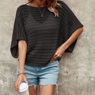 Open knit top