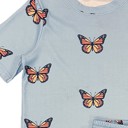  MONARCH Printed waffle lounge set