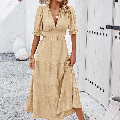 Open back midi dress