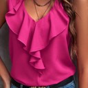  Ruffle Trip Top