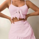 Pink Small Miss Sparkling 3 piece swimsuit and cover up set