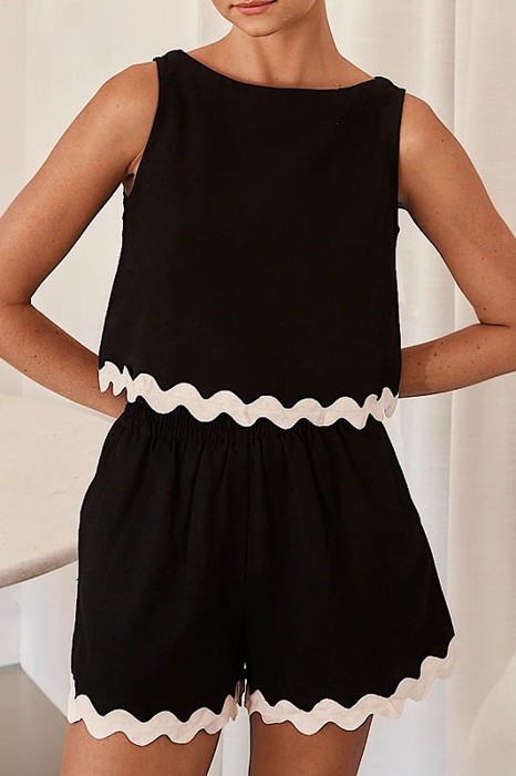 Miss Sparkling 2-pc Shorts Set