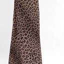  Leopard print maxi skirt 