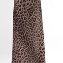  Leopard print maxi skirt 