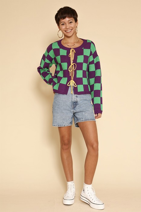 Mardi Gras Cardigan