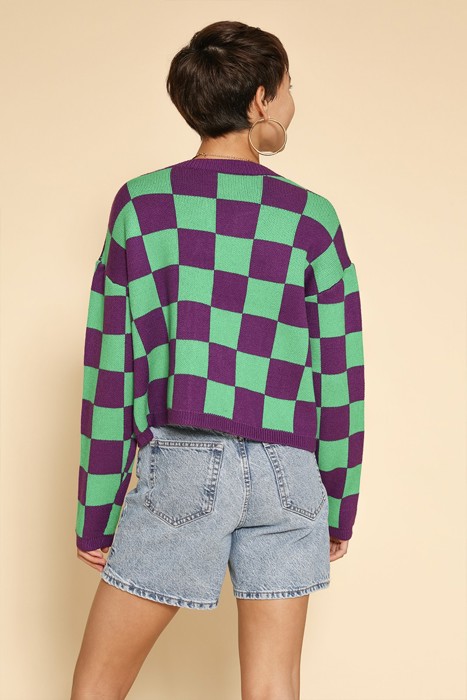 Mardi Gras Cardigan