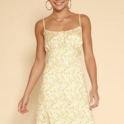 Miss Sparkling Floral Midi Dress