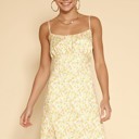  Miss Sparkling Floral Midi Dress