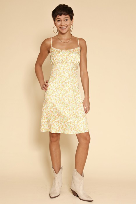 Miss Sparkling Floral Midi Dress
