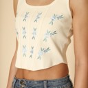  Miss Sparkling Floral Corset Top