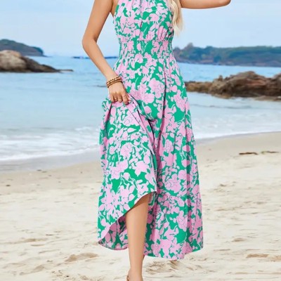 Miss Sparkling Tropical Maxi Dress