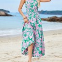  Miss Sparkling Tropical Maxi Dress