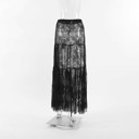  Miss Sparkling Floral Lace Maxi Skirt