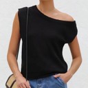  Miss Sparkling Off Shoulder Knit Top