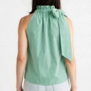  Miss Sparkling Striped Halter Top