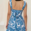  Miss Sparkling Floral Print Cross-Back Maxi Dress