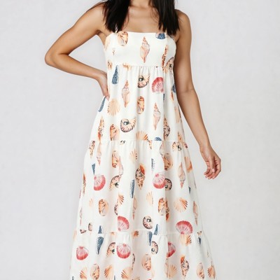 Miss Sparkling Seashell Tiered Sundress