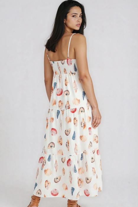 Miss Sparkling Seashell Tiered Sundress