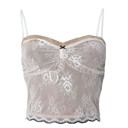  Miss Sparkling Lace Cami Crop Top