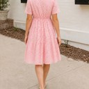  Miss Sparkling Eyelet Babydoll Dress