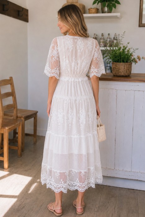 Miss Sparkling Bohemian Lace Dress