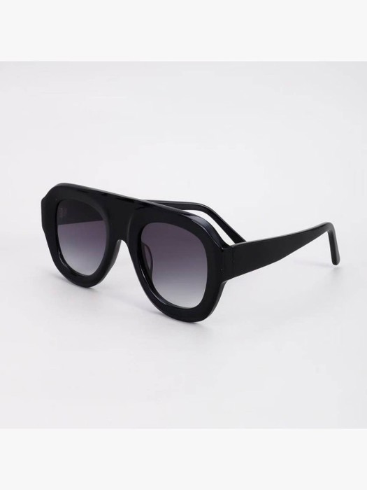 Miss Sparkling Retro Oversized Square Sunglasses
